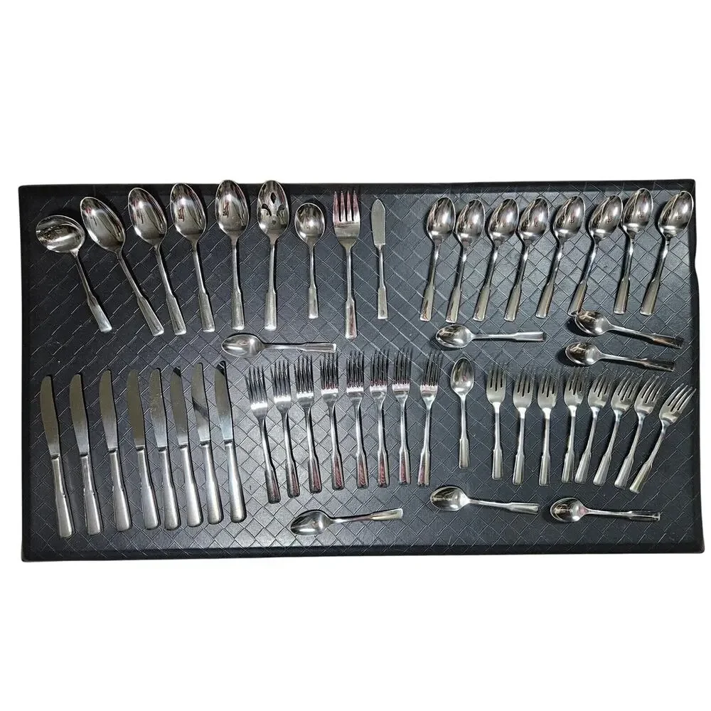 Vintage Rogers Stainless by Oneida Flatware Set 49 Pc Service for 8